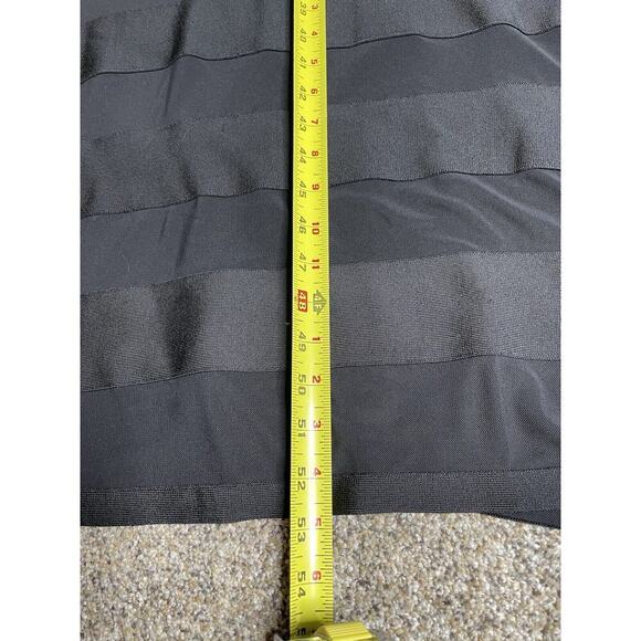 New! BeBe Black Off The Shoulder Maxi Bodycon Sheath Dress Size Small - Picture 7 of 9